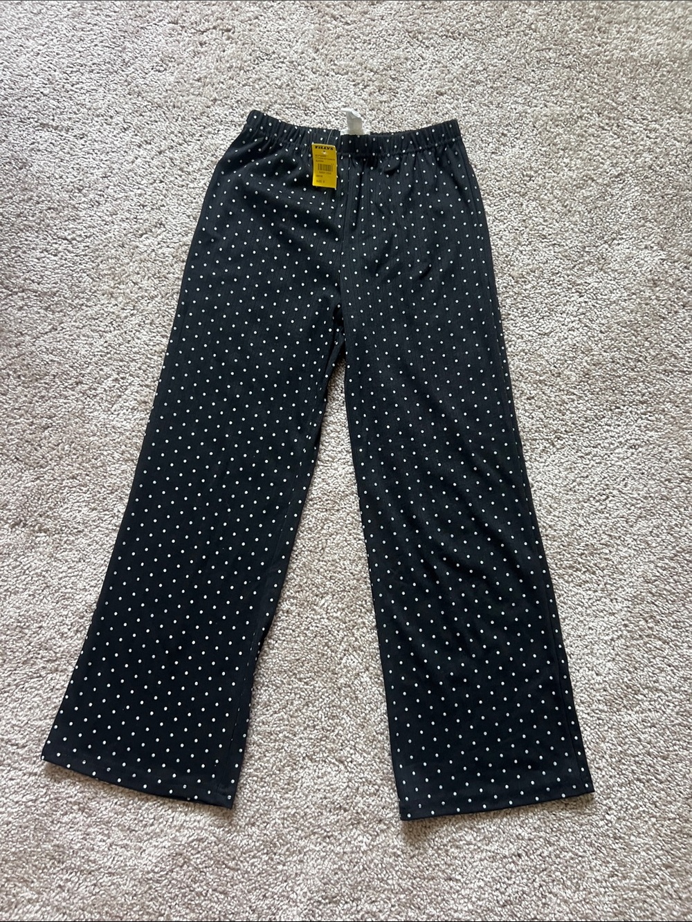 Tilly's Black & White Polka Dot Lounge Pants size small (could fit girls 6-10)